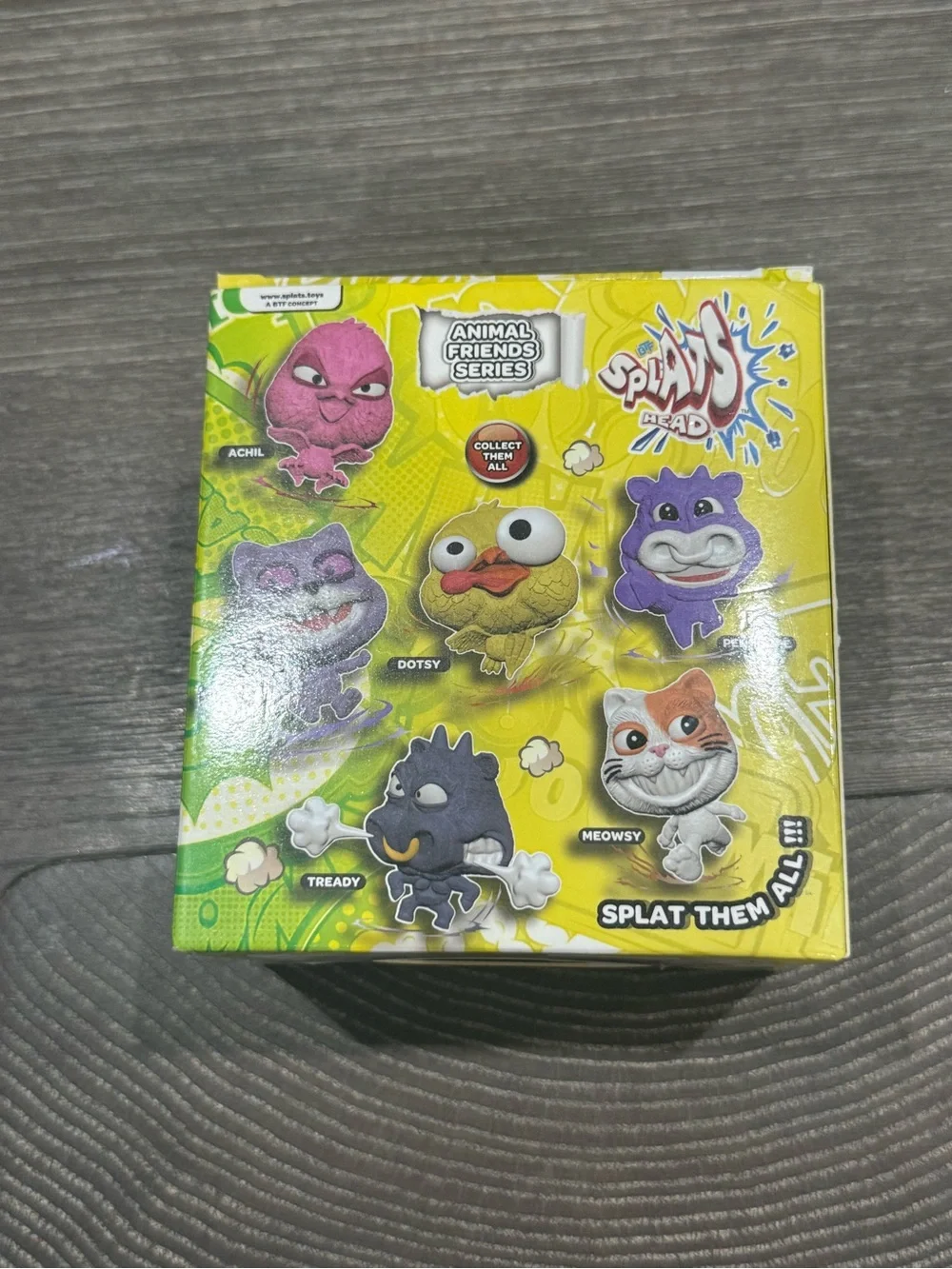 NWT Splat Head Yellow Chick Squishy Toy -